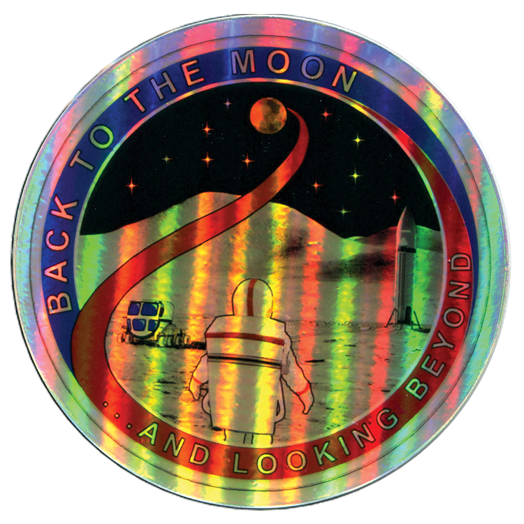 Back to The Moon Decal Holo