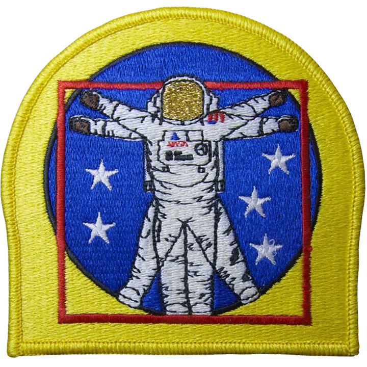 EVA Man (Metallic Visor) - Space Patches
