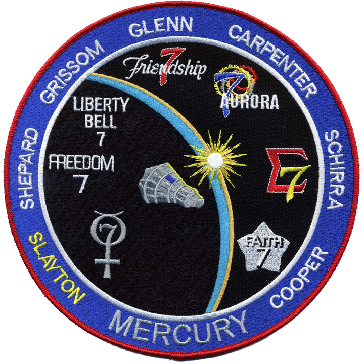 Mercury Commemorative Back-Patch - Space Patches