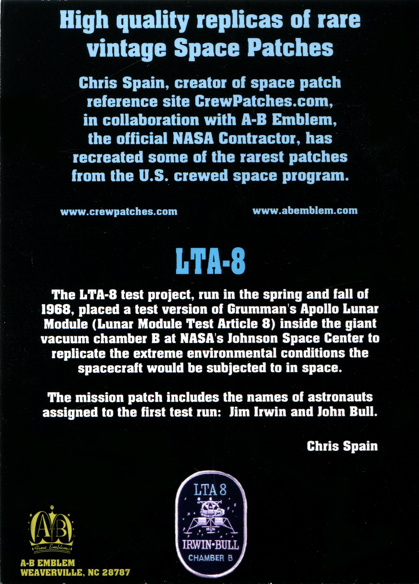 2TV-1 - Space Patches