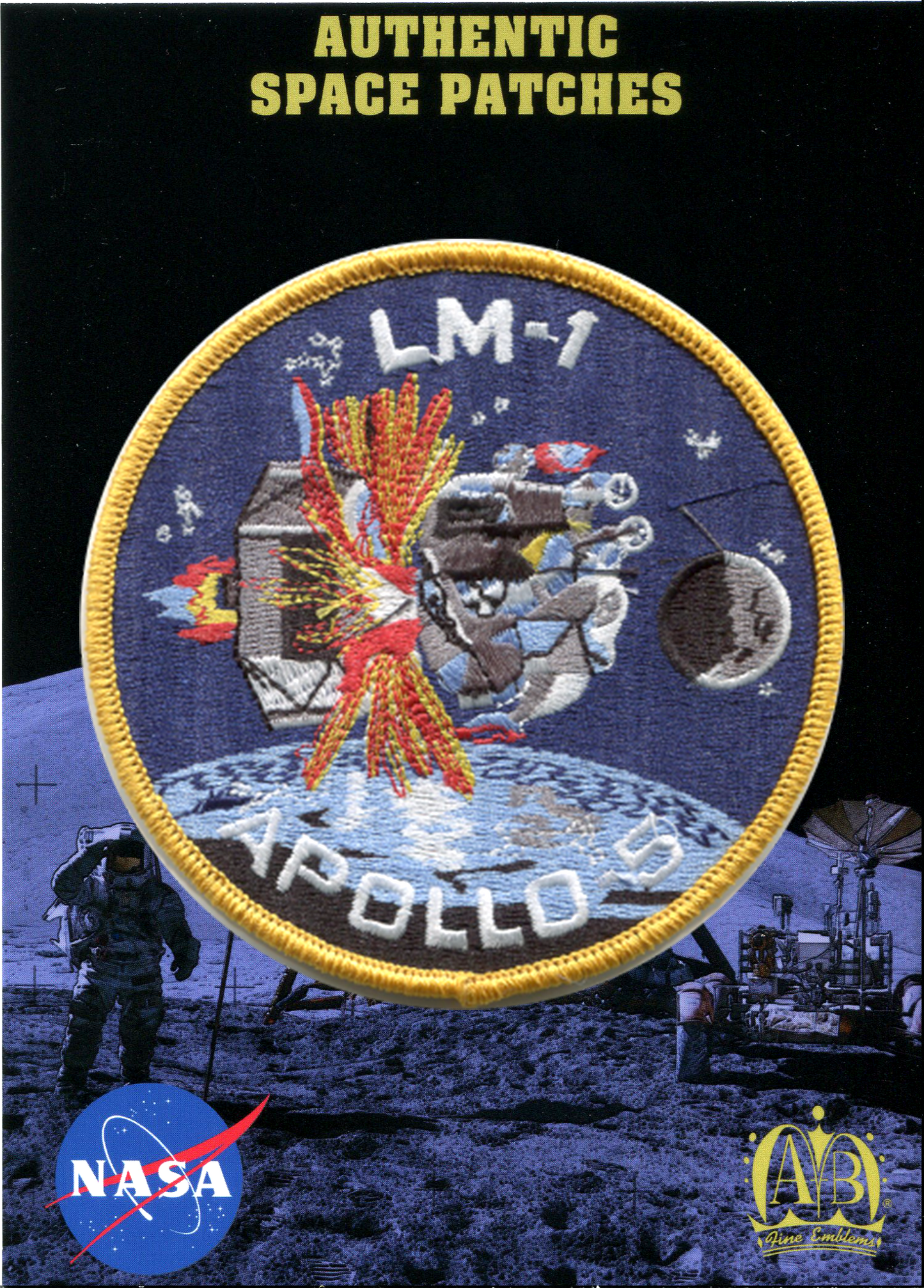 LM-1 Apollo 5 - Space Patches