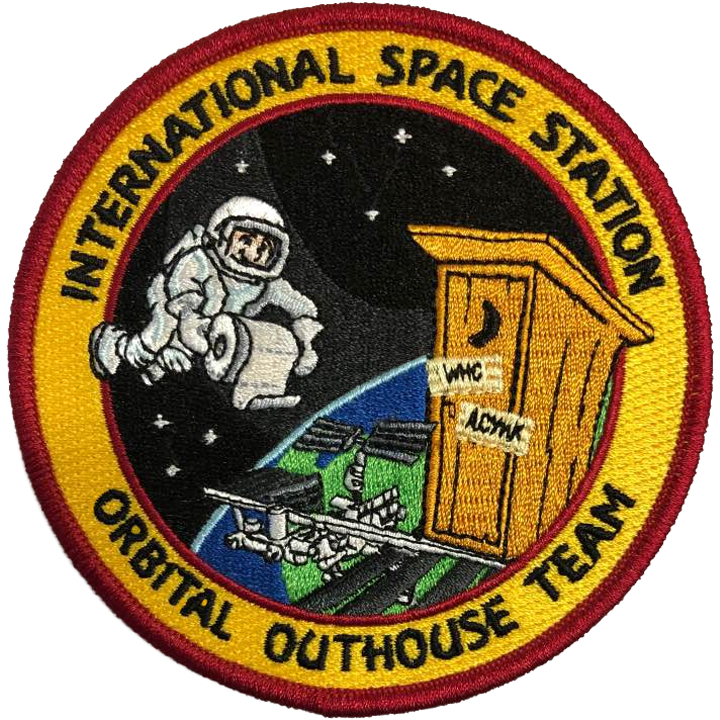 ISS Orbital Outhouse Team - Space Patches
