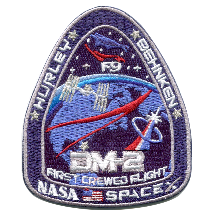 DM-2 First Crewed Flight - Space Patches