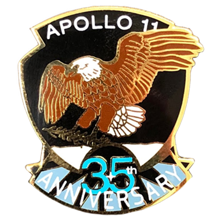 Apollo 11 — 35th Anniversary Pin - Space Patches