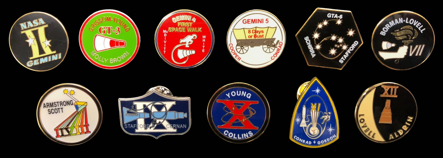 Gemini Pin Set - Space Patches
