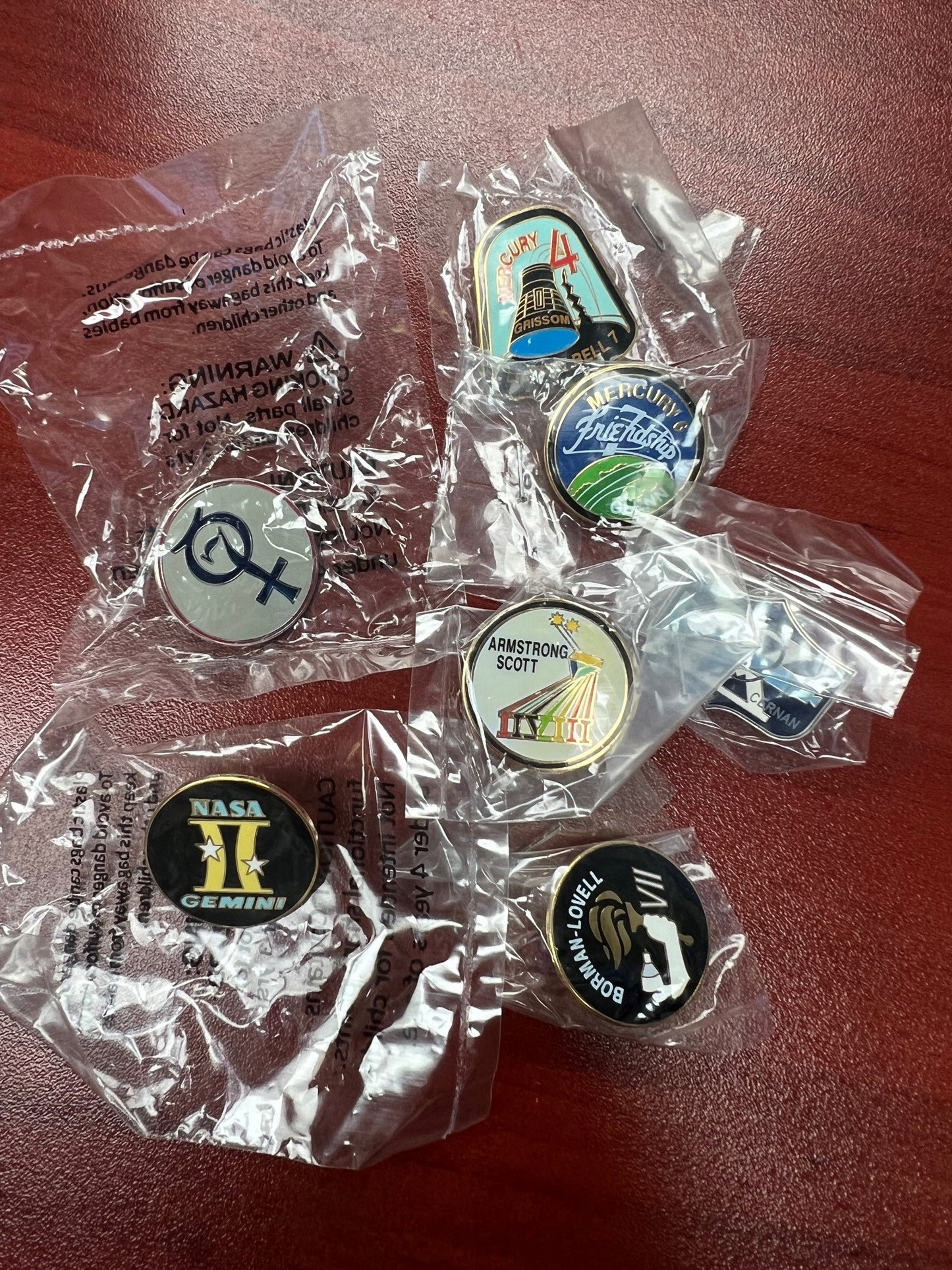Mercury & Gemini Special Pin Set