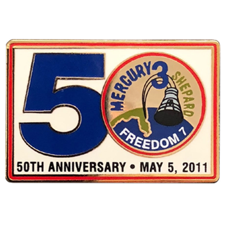 Mercury 50th Anniversary Pin - Space Patches