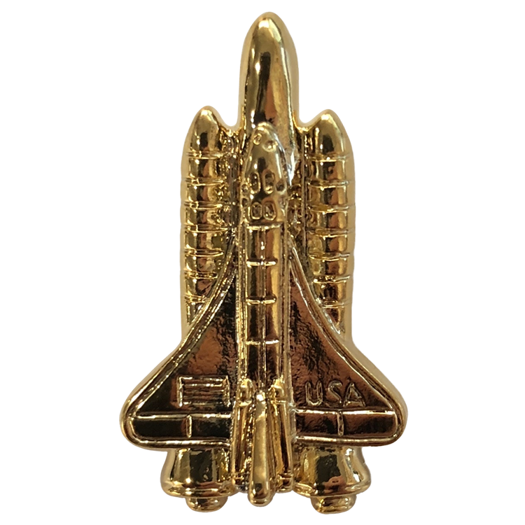 3-D Shuttle Pin - Space Patches