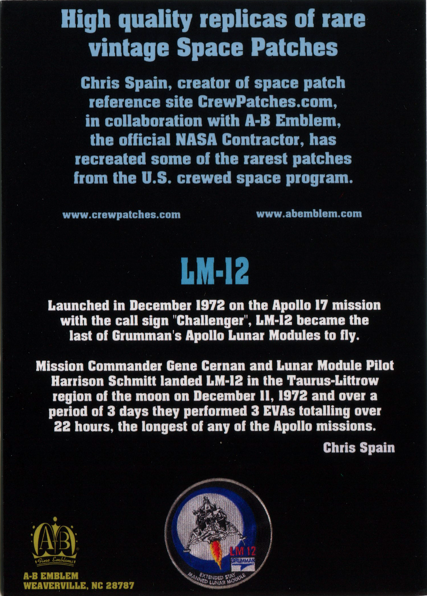 LM-12 Apollo 17