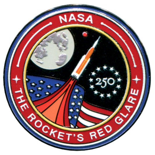 NASA The Rocket's Red Glare 250 Lapel Pin