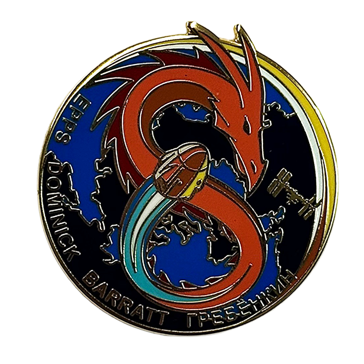 Crew 8 Lapel Pin – Space Patches