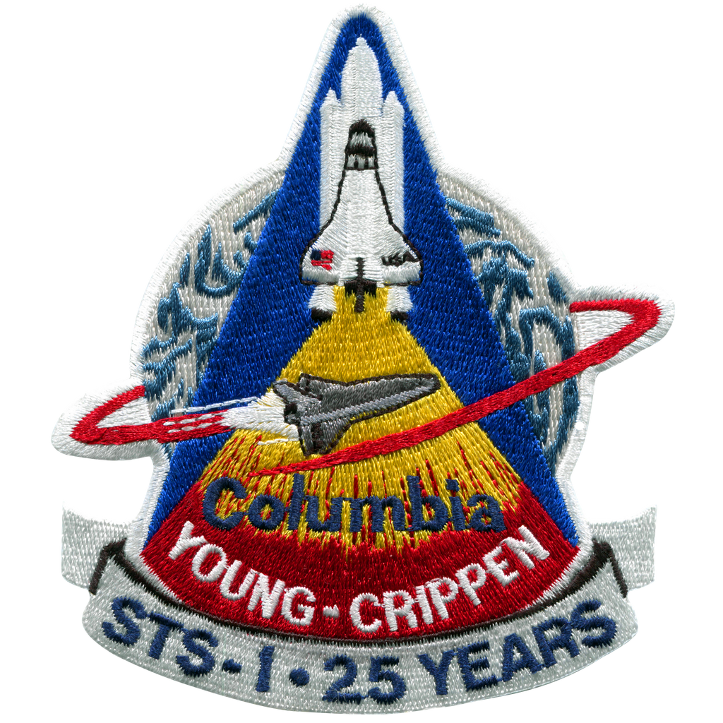 Shuttle Program 25th Anniversary - Space Patches