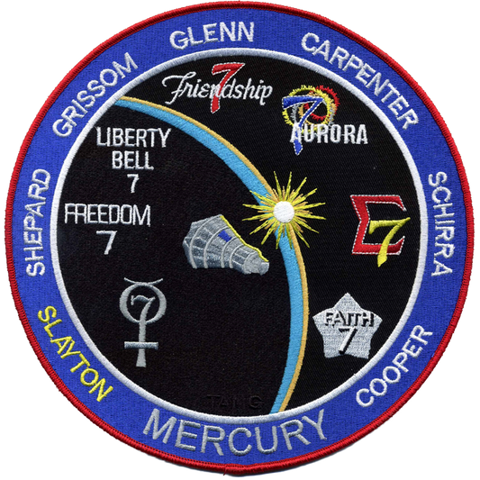 Mercury Commemorative Back-Patch - Space Patches