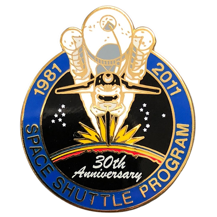 Columbia I 30th Anniversary Pin - Space Patches