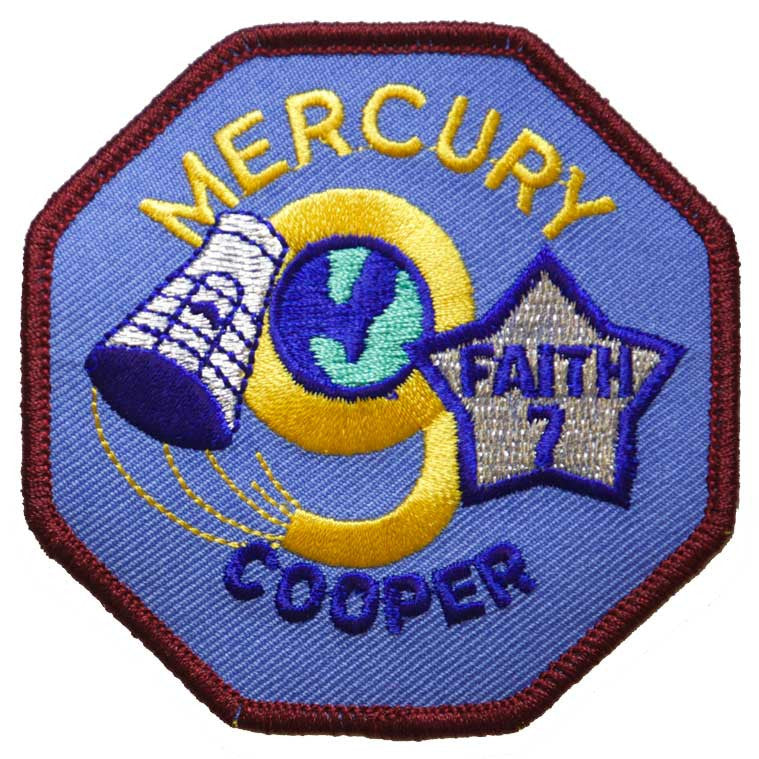 Mercury Nine — “Faith 7” - Space Patches