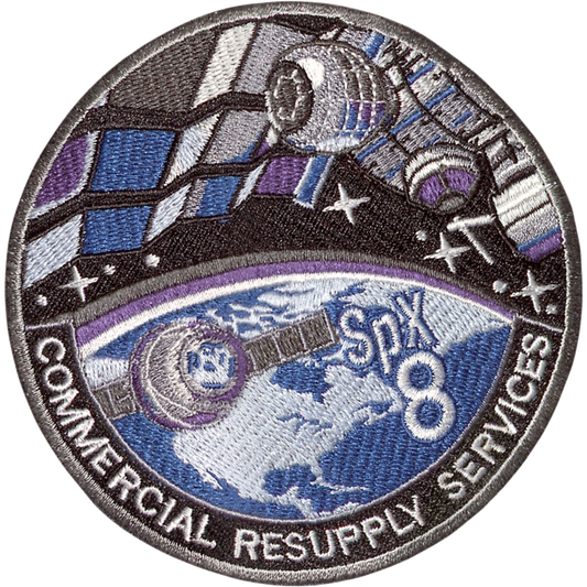 CRS SpaceX 8 - Space Patches