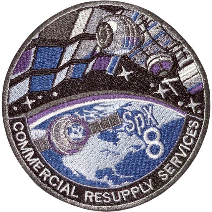 CRS SpaceX 8 - Space Patches
