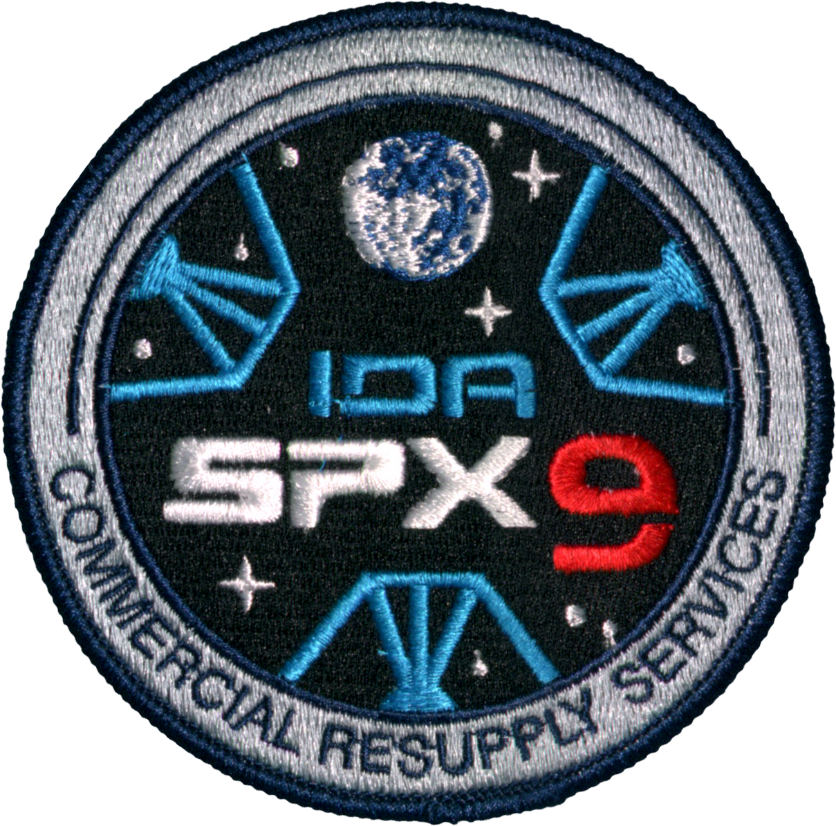 CRS SpaceX 9 - Space Patches