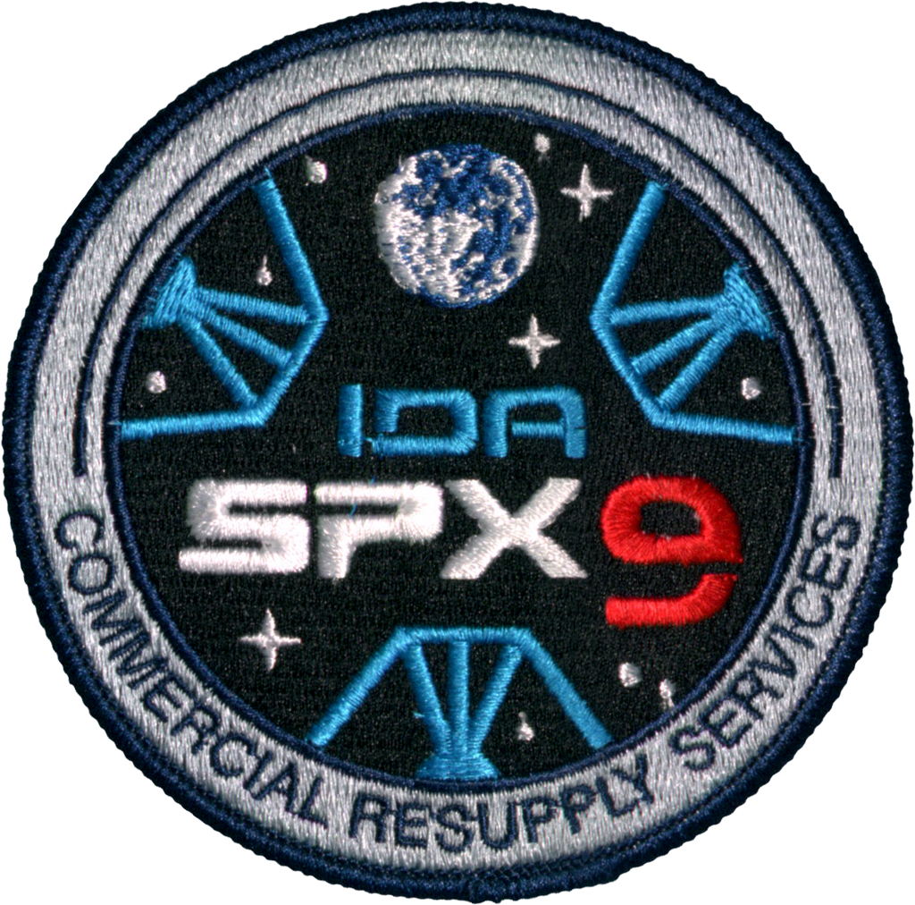 CRS SpaceX 9 - Space Patches