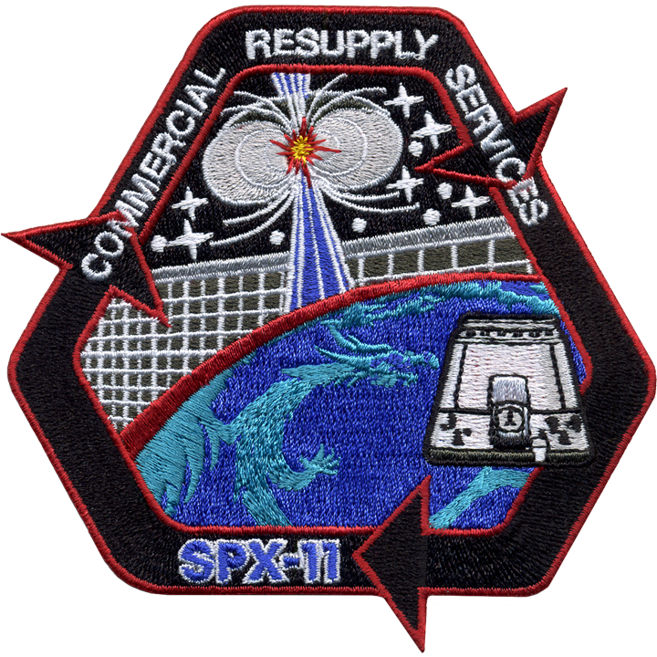 CRS SpaceX 11 - Space Patches