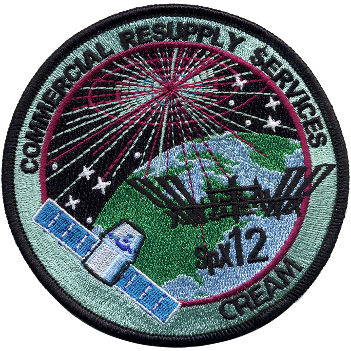 CRS SpaceX 12 - Space Patches