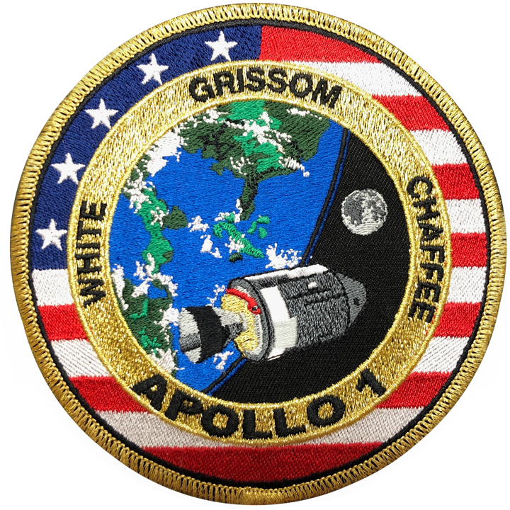 First Apollo Patch Apollo 1 Commemorative Mission – Space Patches