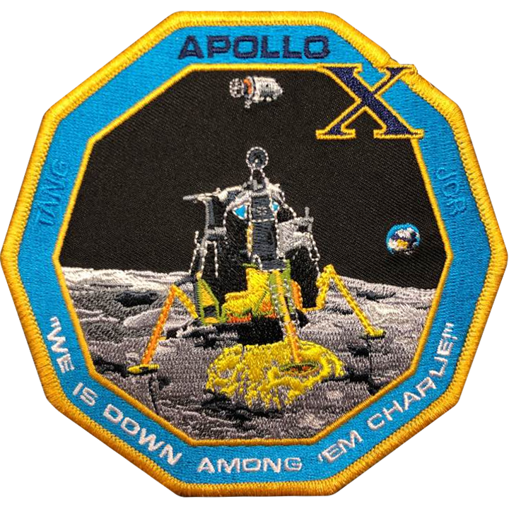 Apollo 10 Commemorative Spirit - Space Patches