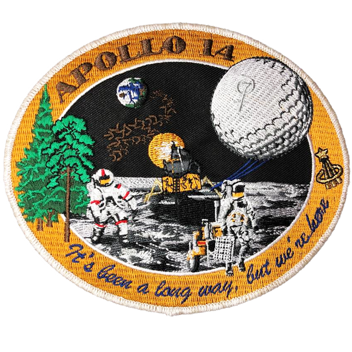 Apollo 14 Commemorative Spirit - Space Patches