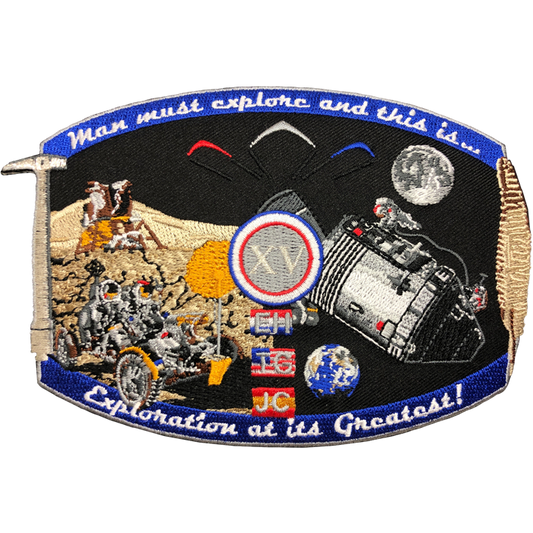 Apollo 15 Commemorative Spirit - Space Patches