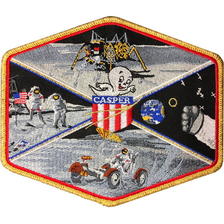 Apollo 16 Commemorative Spirit - Space Patches