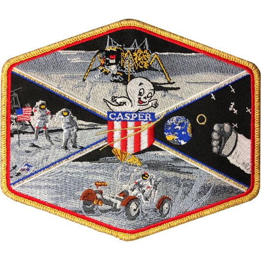 Apollo 16 Commemorative Spirit - Space Patches