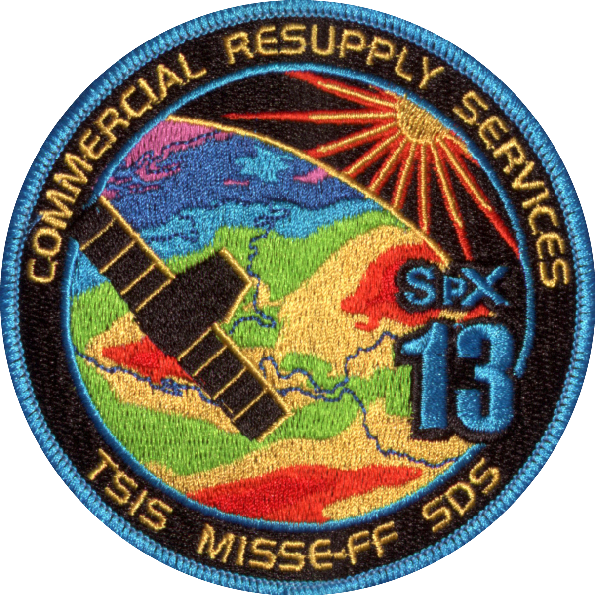 CRS SpaceX 13 - Space Patches