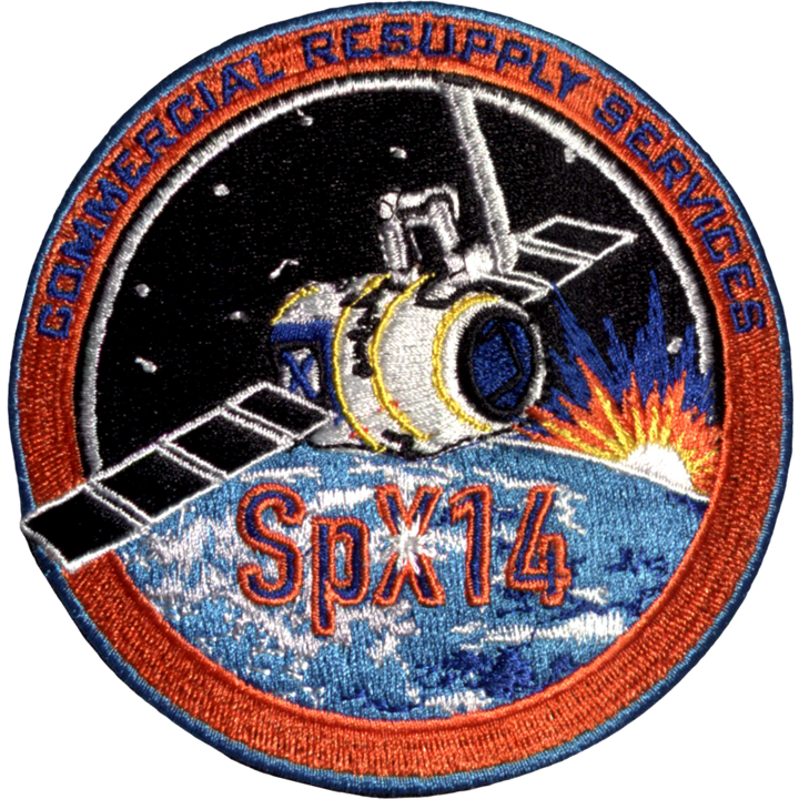 CRS SpaceX 14 - Space Patches