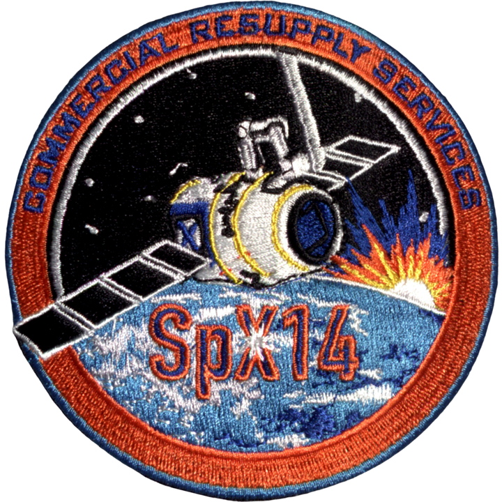 CRS SpaceX 14 – Space Patches