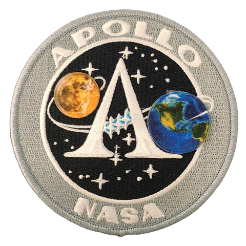 Collection NASA Projet APOLLO (12 écussons) Thermocollants