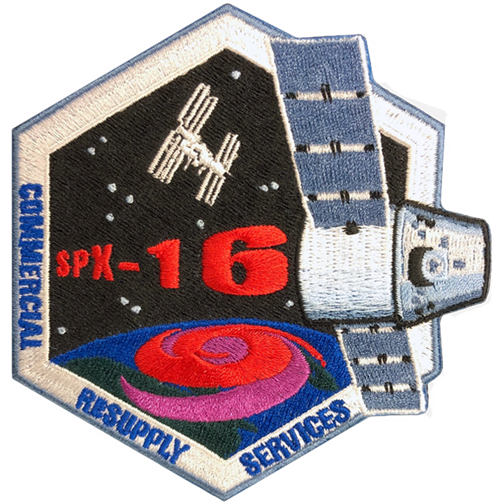 CRS SpaceX 16 - Space Patches