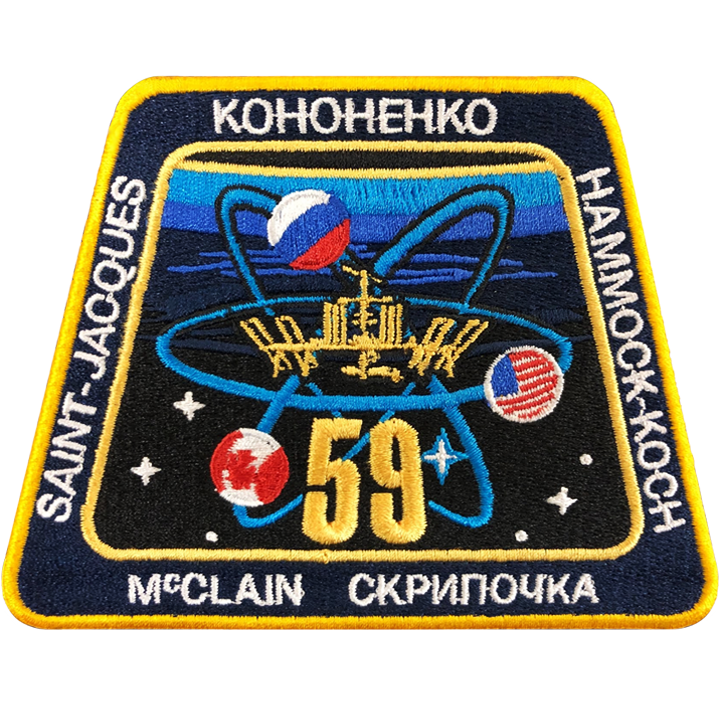 Expedition 59 Crew Change - Space Patches