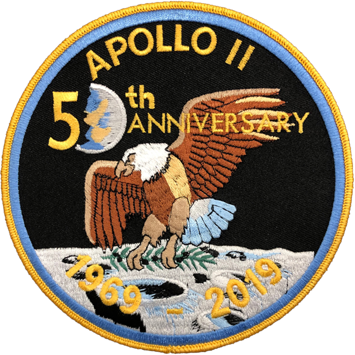 Apollo 11 50th Anniversary 6" - Space Patches