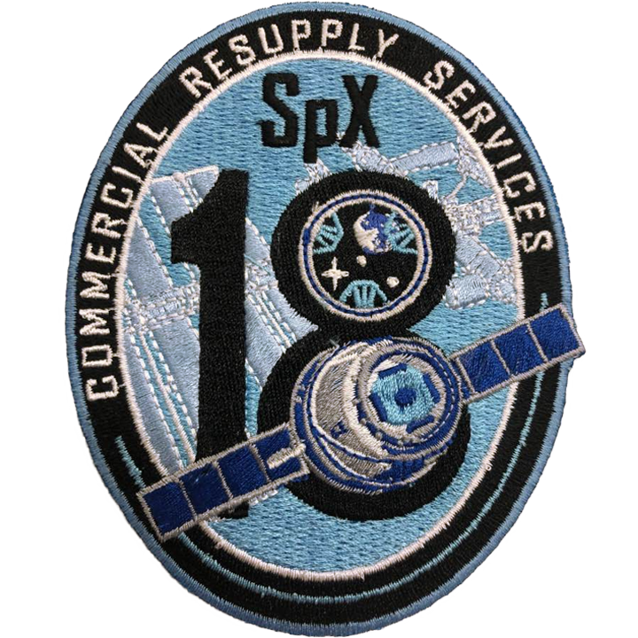 CRS SpaceX 18 - Space Patches