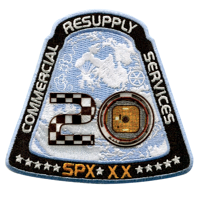 CRS SpaceX 20 - Space Patches