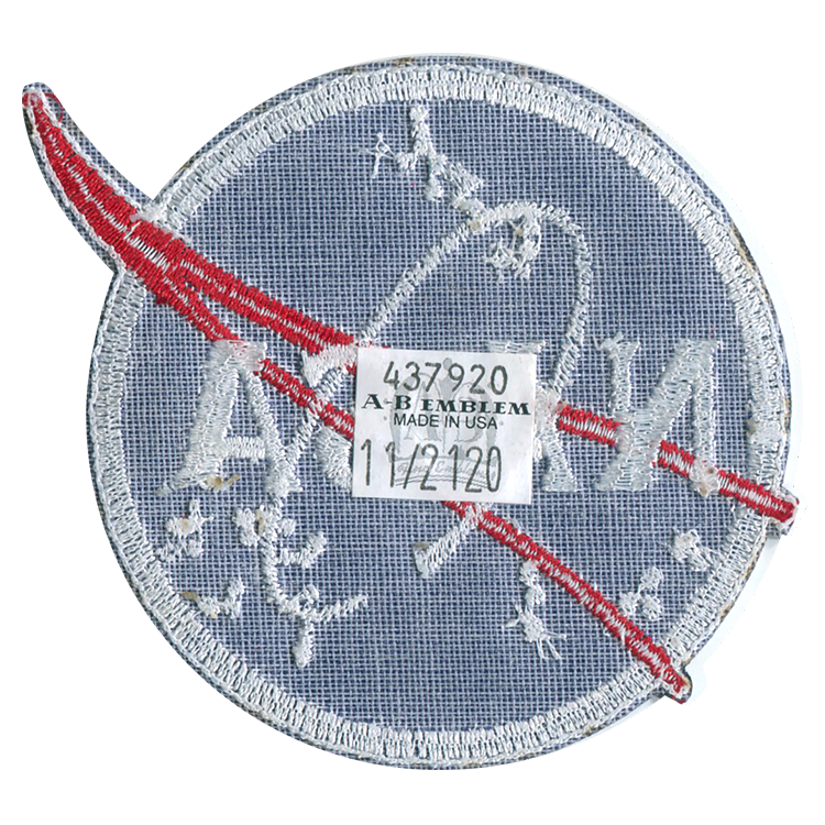 NASA Logo Patch Blue & White 3 