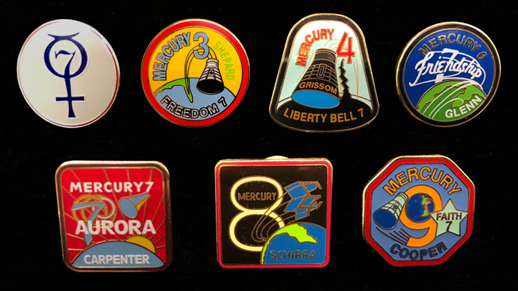 Mercury Program Sticker Nasa Mercury Logo