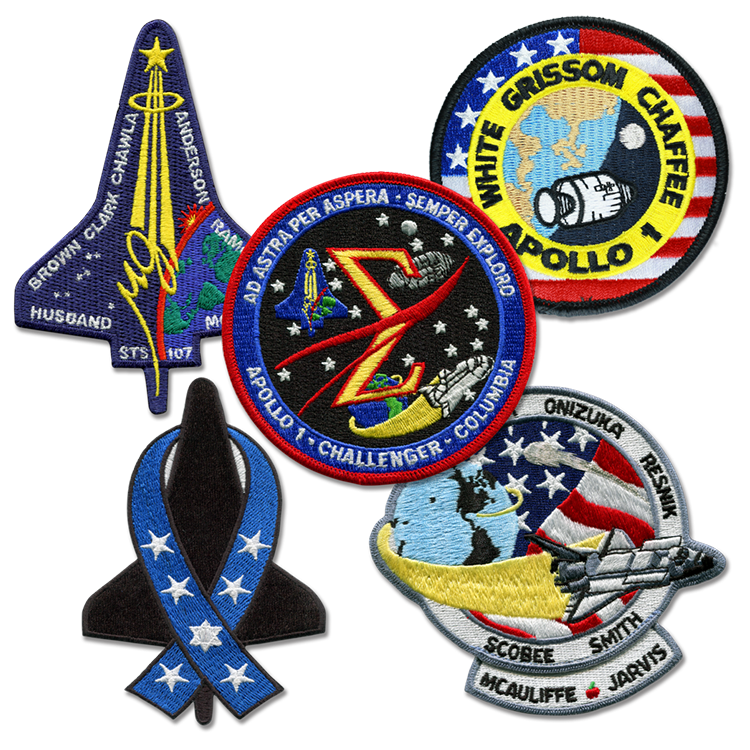 Astronaut Memorial Set - Space Patches