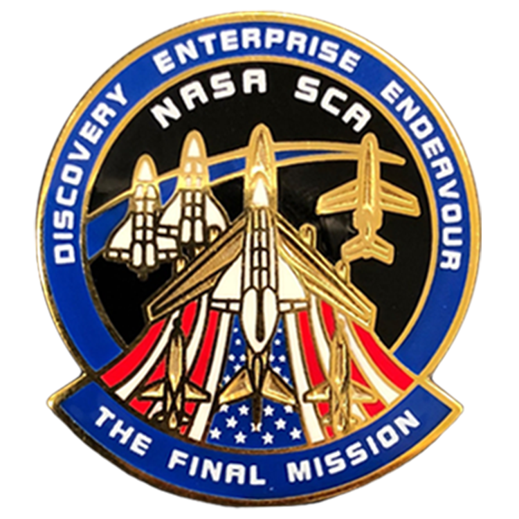 The Final Misson Pin - Space Patches