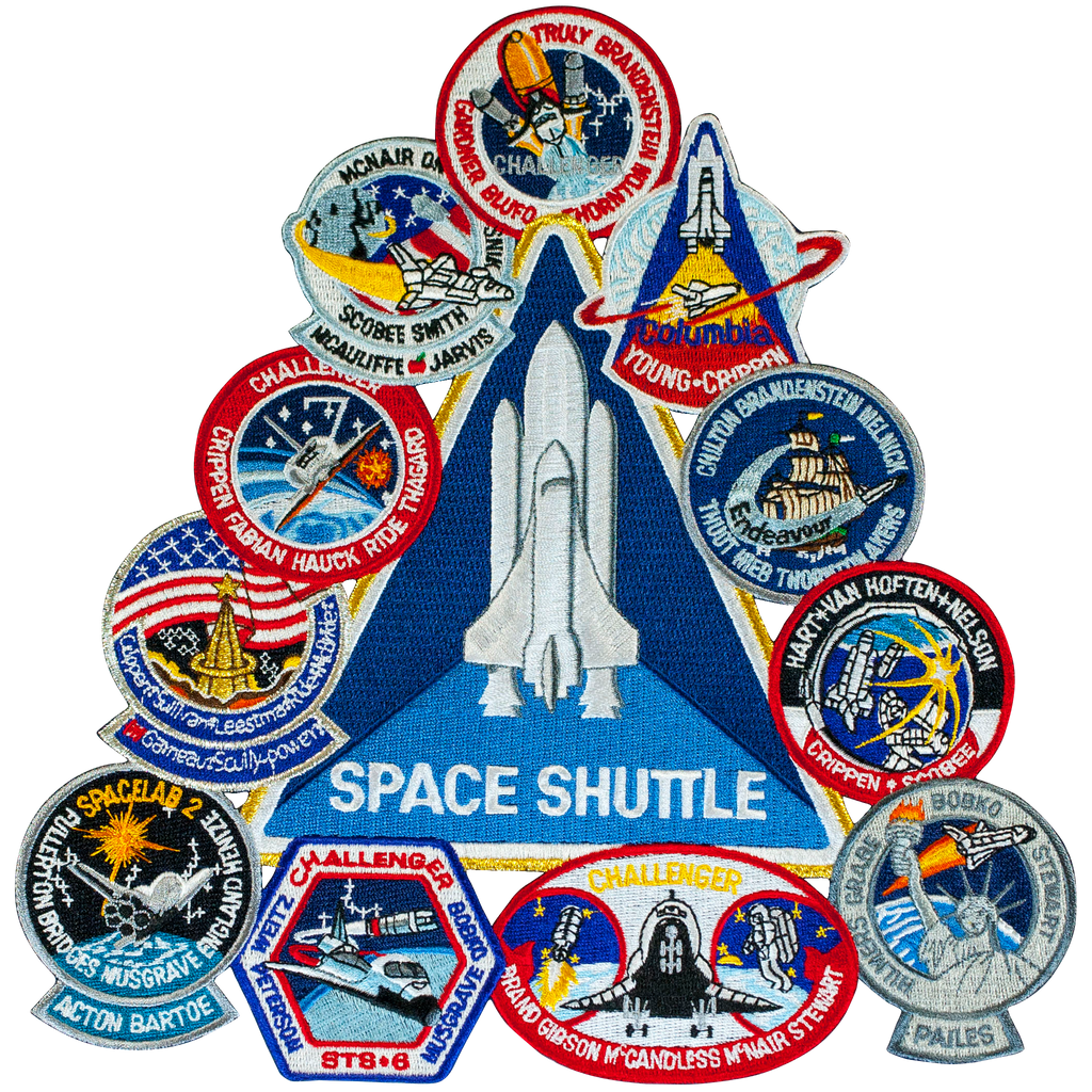Shuttle Collage - Space Patches