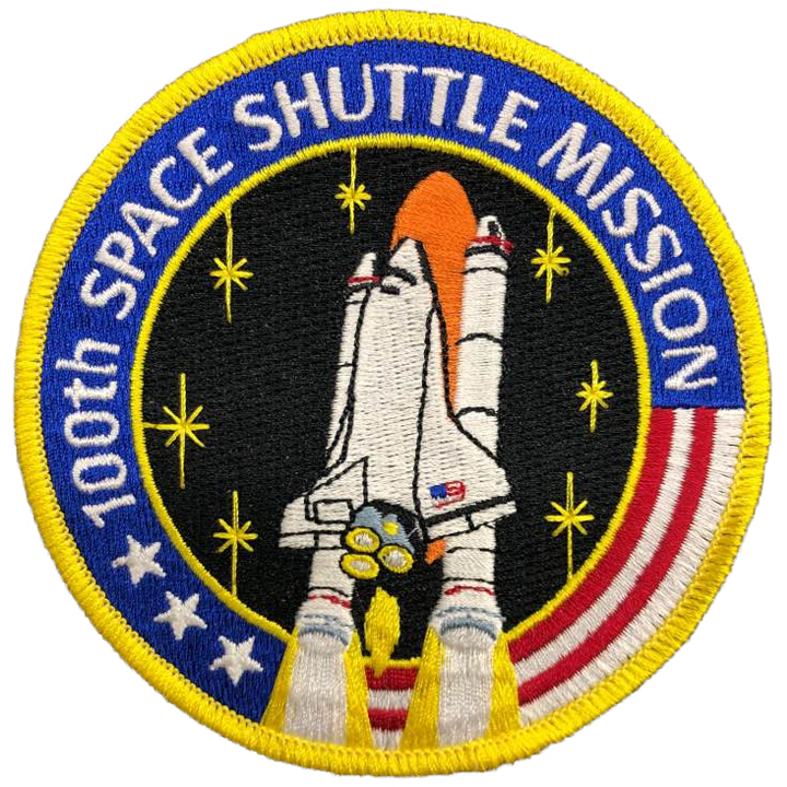 100th Mission Commemorative - Space Patches