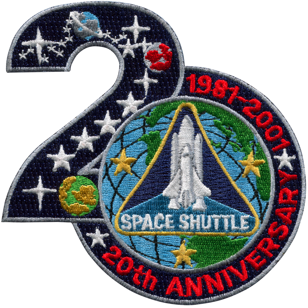 Shuttle Program 20th Anniversary - Space Patches