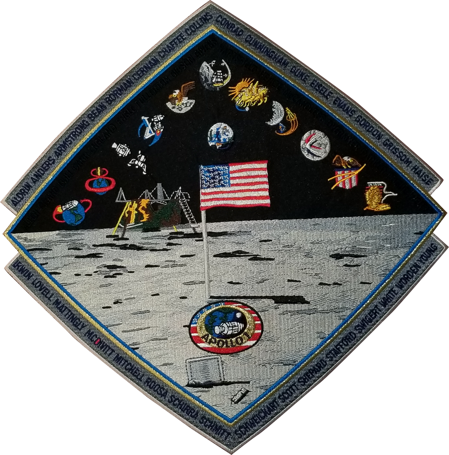 Apollo Missions Back-Patch - Space Patches