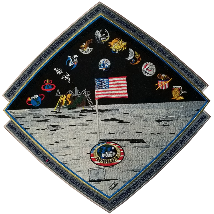 Apollo Commemorative Mission Set - Space Patches